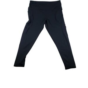 BSP Better Sports Performance Black Athletic Leggings‎ Women's Size XL Pockets